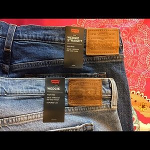 2 pair of Levi Wedgie Fit Jeans Brand New